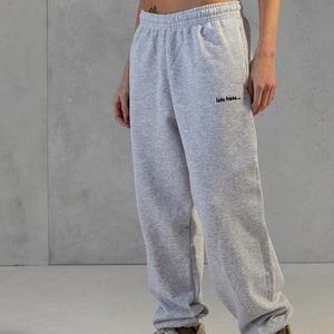 URBAN OUTFITTERS IET FRANS GREY CUFFED JOGGER, MEDIUM
